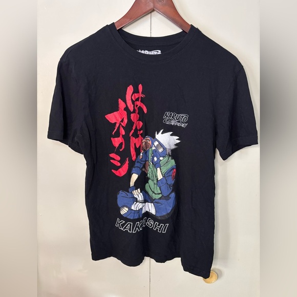 Anime Naruto Kakashi + Dog Tshirt - Picture 1 of 4